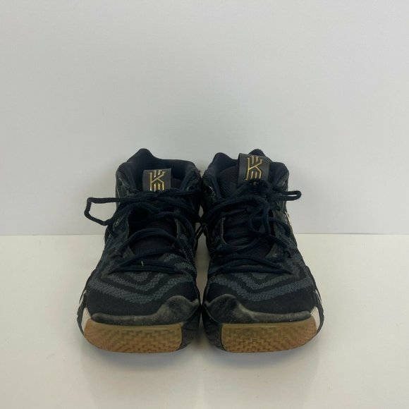 Nike Kyrie 4 Basketball Shoes Pitch Blue Metallic Gold Mens Size 8 - Picture 2 of 7